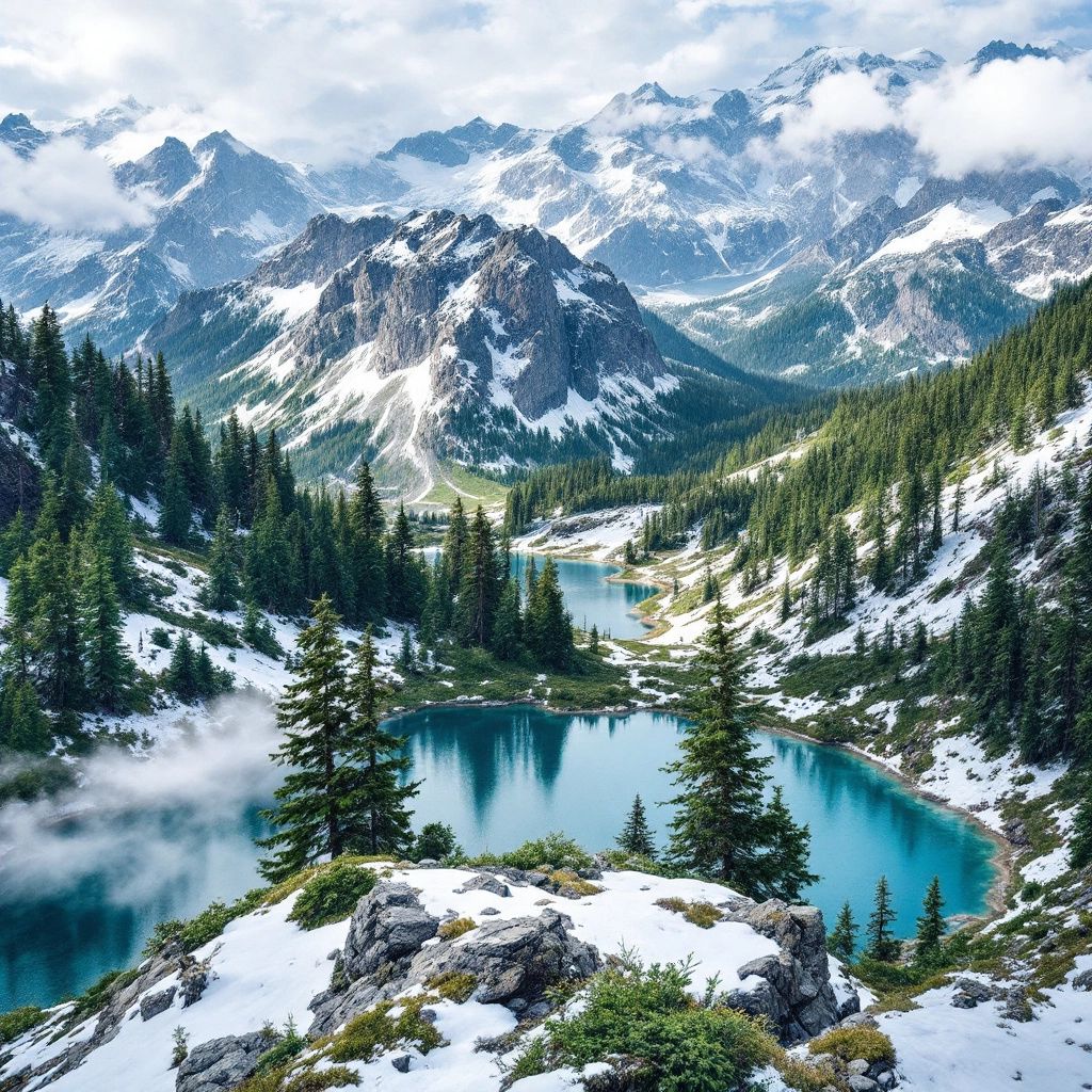 Trekkingrouten weltweit - Wanderer auf malerischen Trekkingrouten in der Natur.